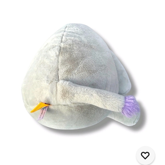 Gigglescape Elephant Stuffed Animal - Gigglescape Zoo Animal Gray Purple 19" NWT - Picture 3 of 11